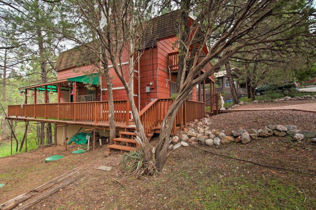 Willa Ruidoso Cabin With Deck And Grill Less Than 3 Mi To Race Track Zewnętrze zdjęcie