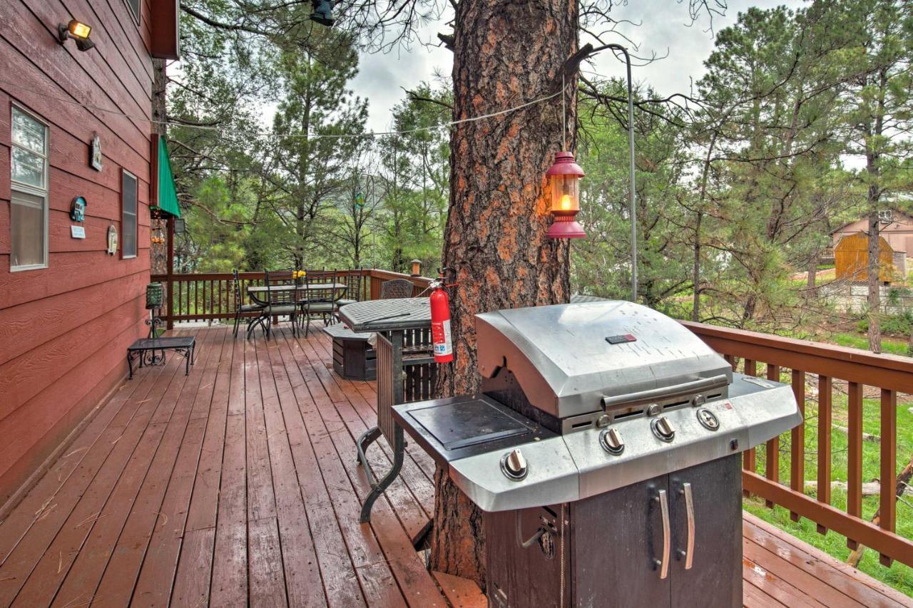 Willa Ruidoso Cabin With Deck And Grill Less Than 3 Mi To Race Track Zewnętrze zdjęcie